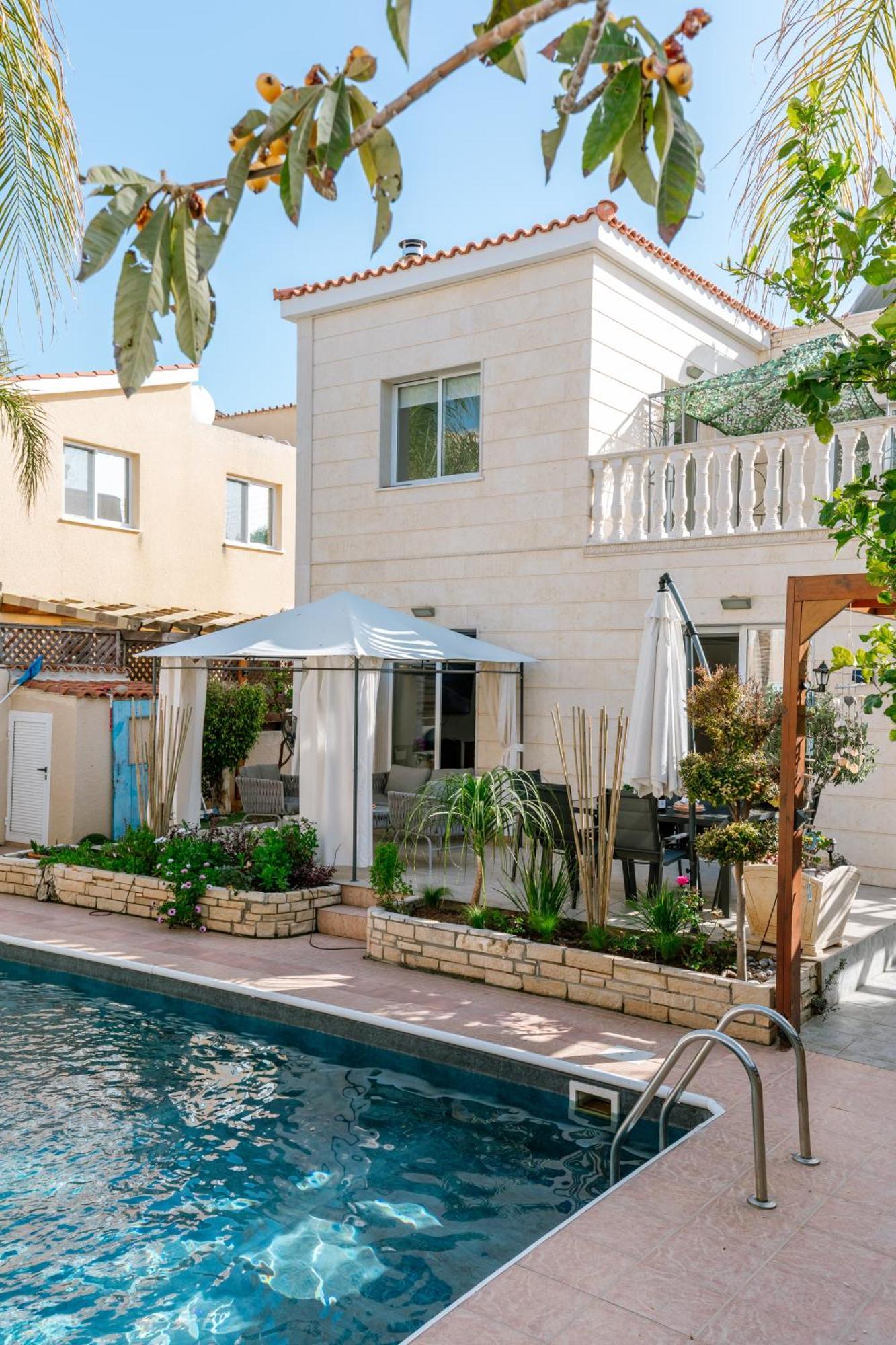 Villa Myria, 3Bd, Private Pool, Garden, Bbq, Near The Beach In Kisonerga *